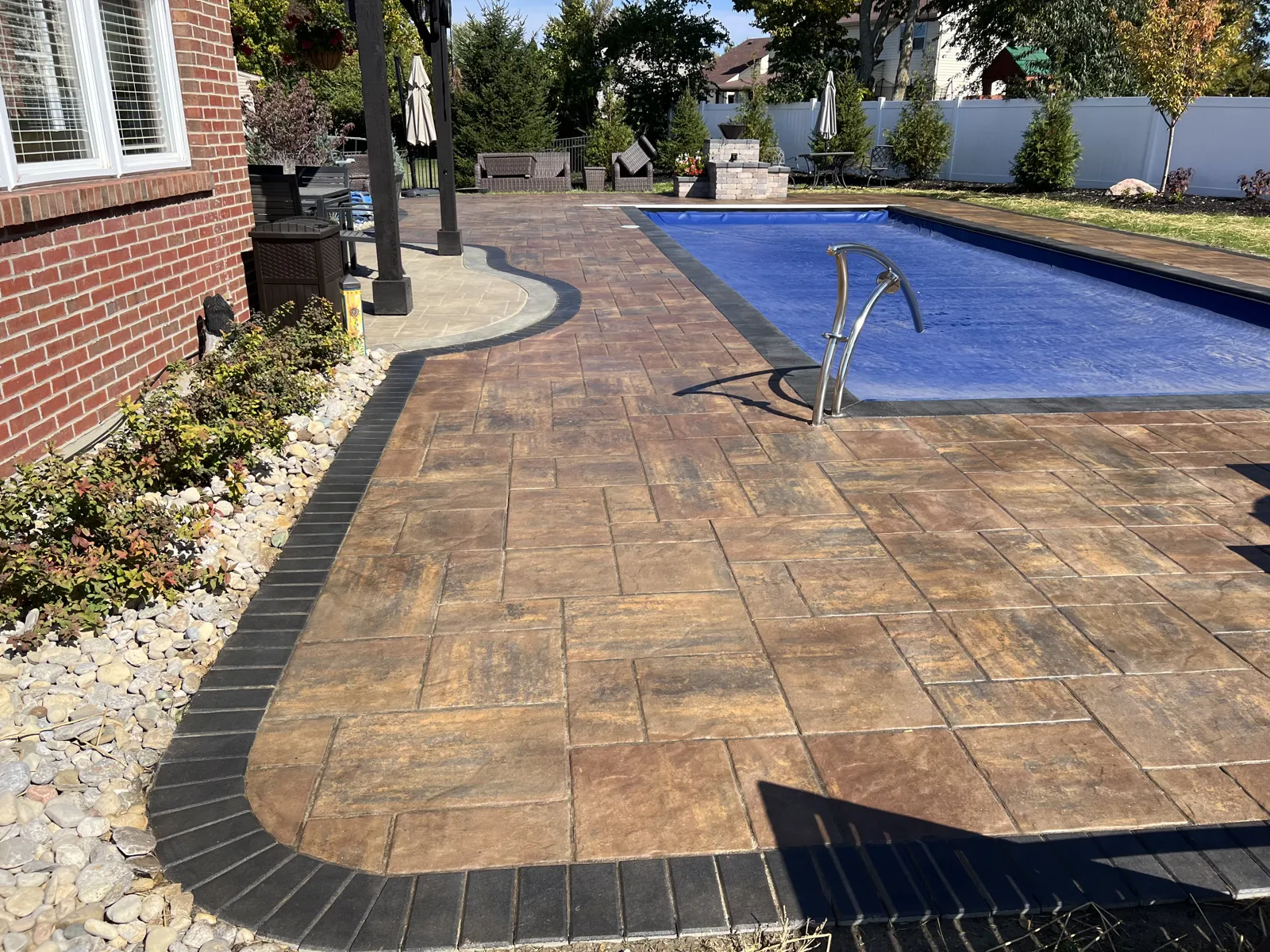 Hardscapes project completed by TJs Landscaping